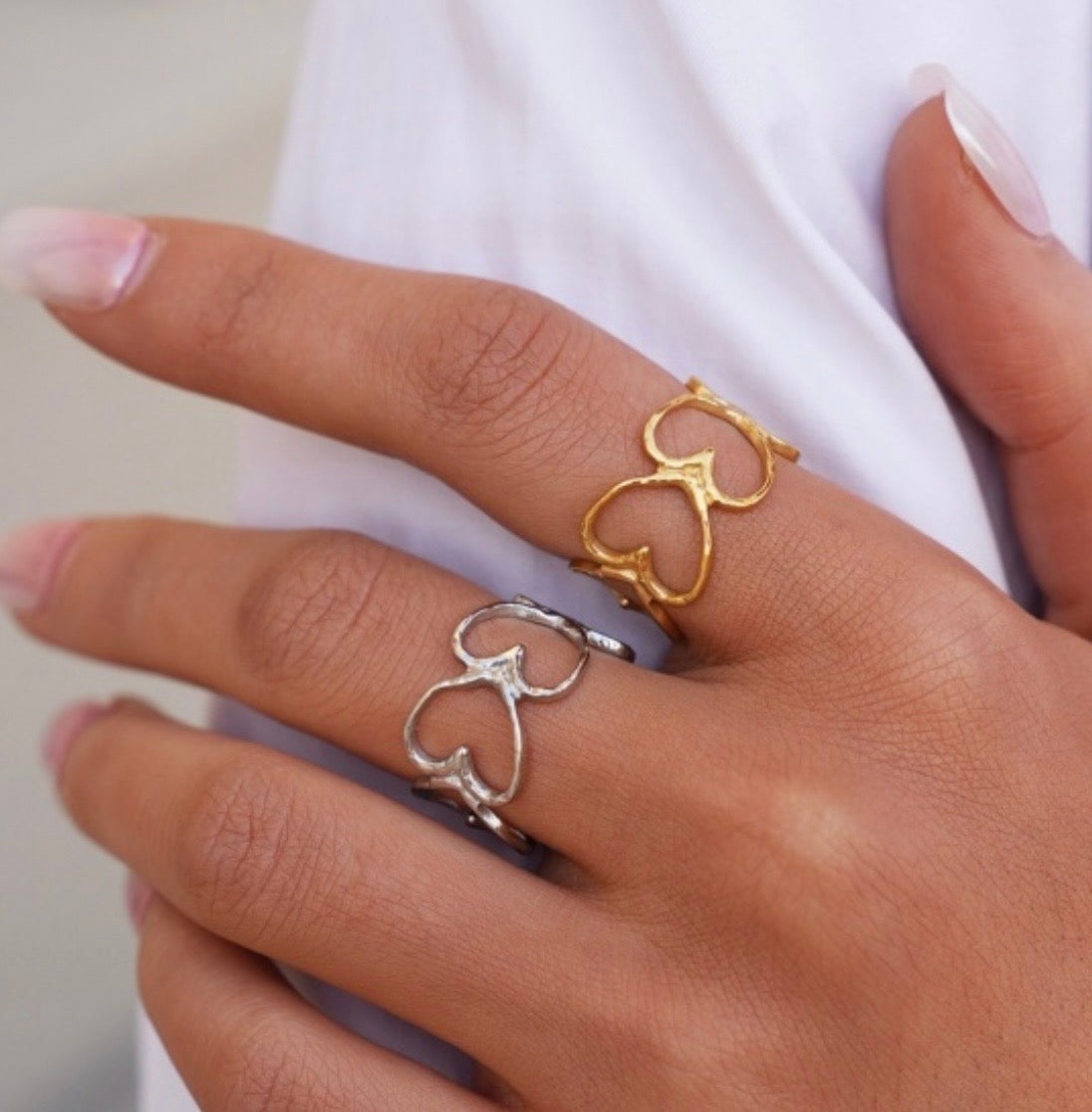 Bague cœur