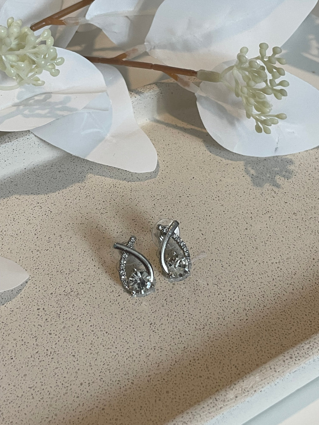 Boucle d’oreille argenté