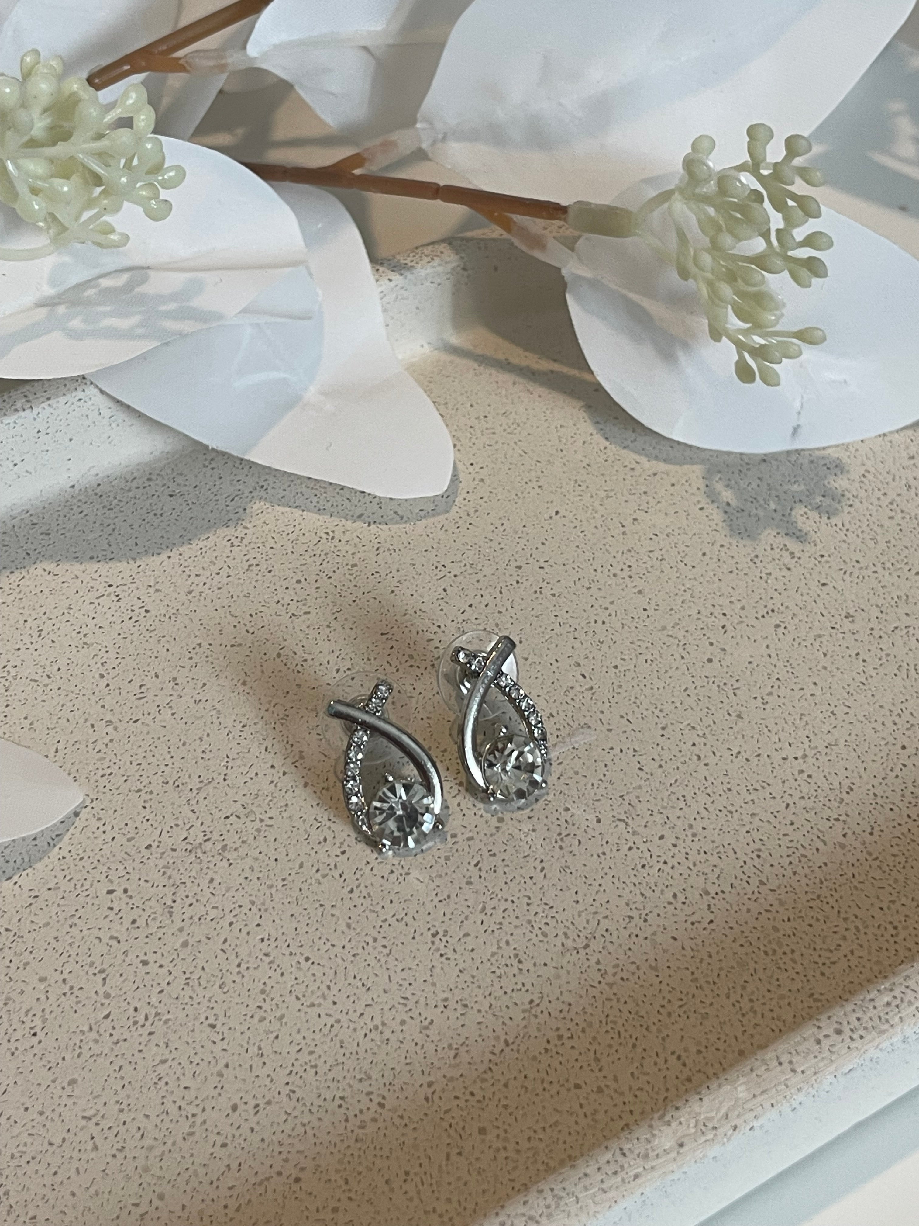Boucle d’oreille argenté