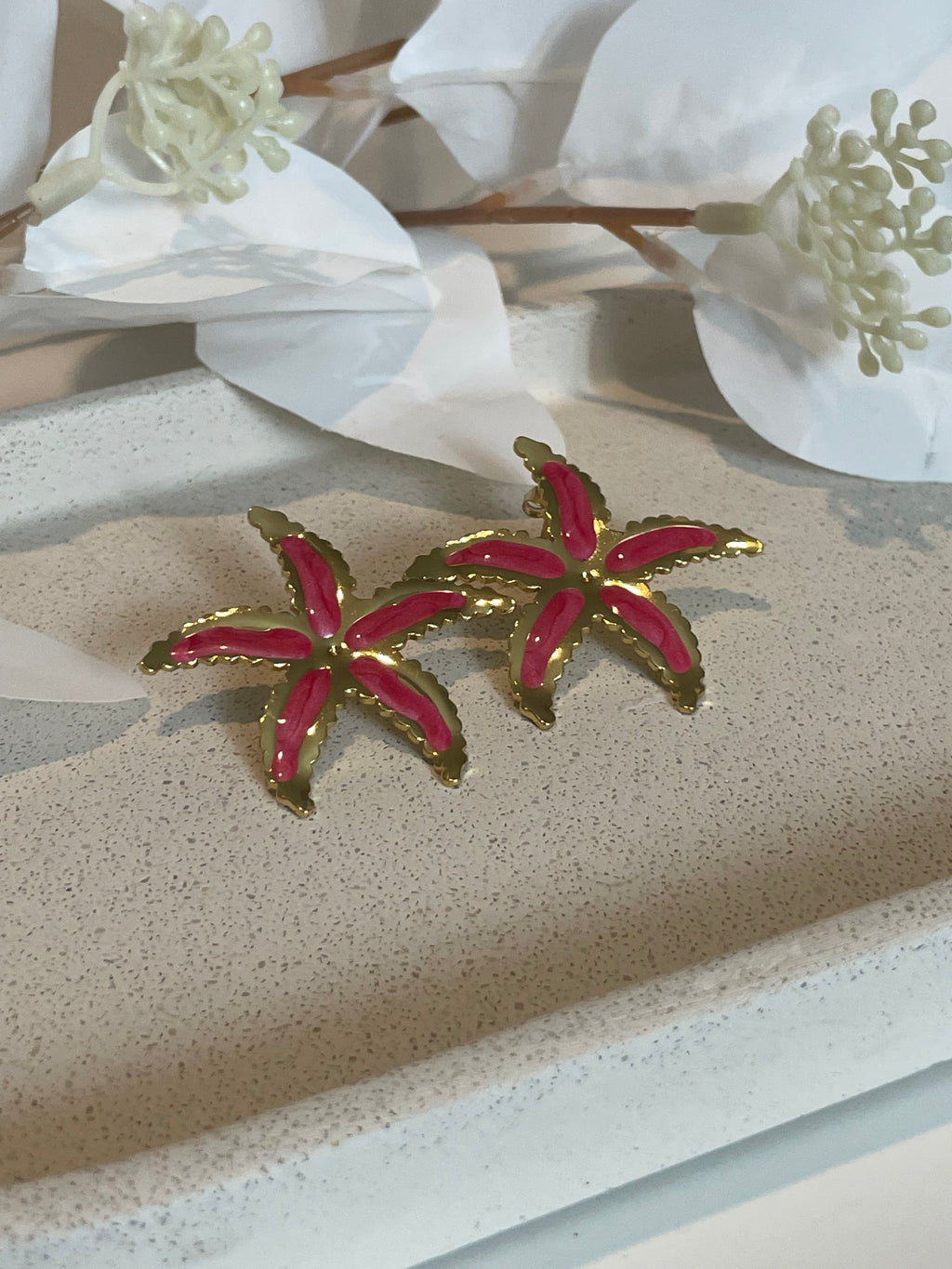 Boucle d’oreille étoile de mer