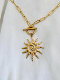 Collier breloque Soleil