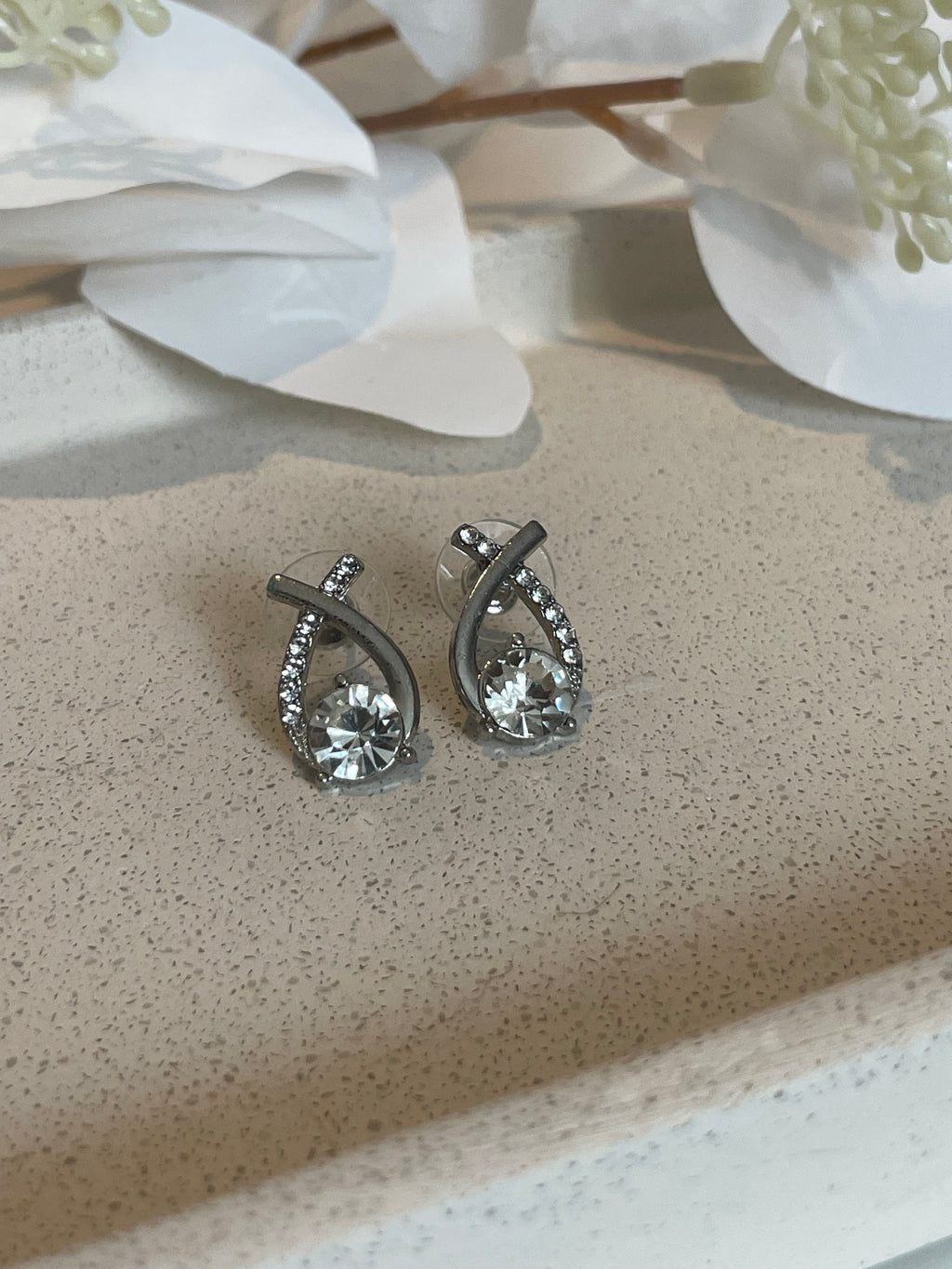 Boucle d’oreille argenté