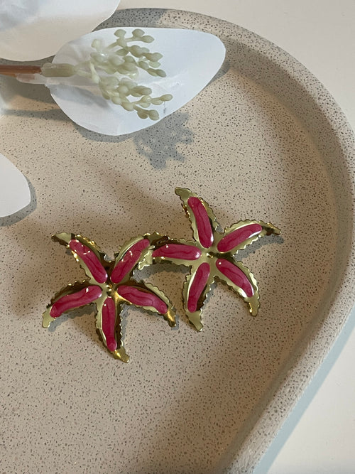 Boucle d’oreille étoile de mer