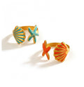 Bague coquillages