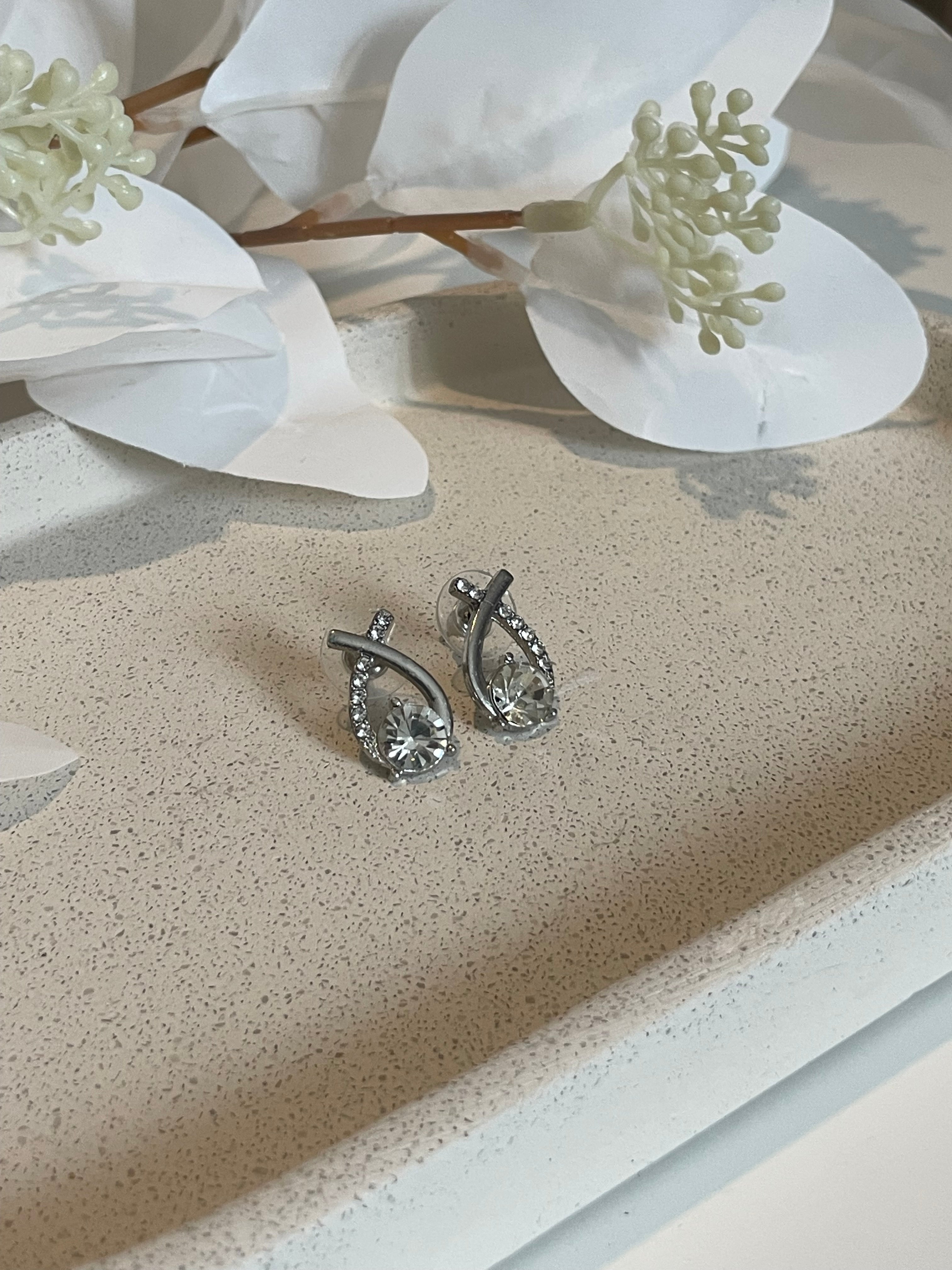 Boucle d’oreille argenté