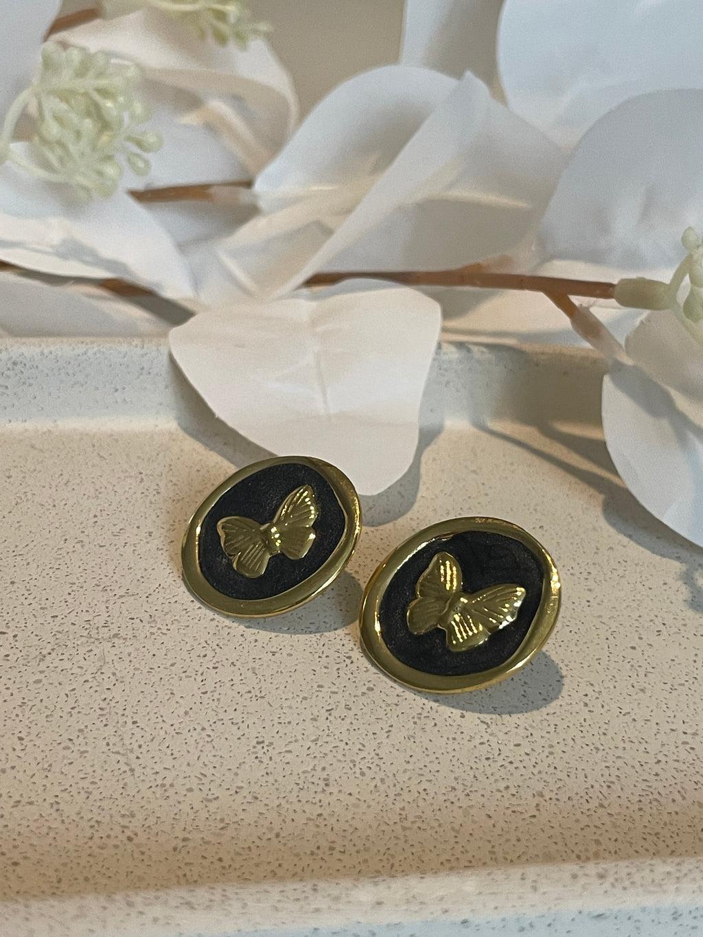 Boucle d’oreille papillon